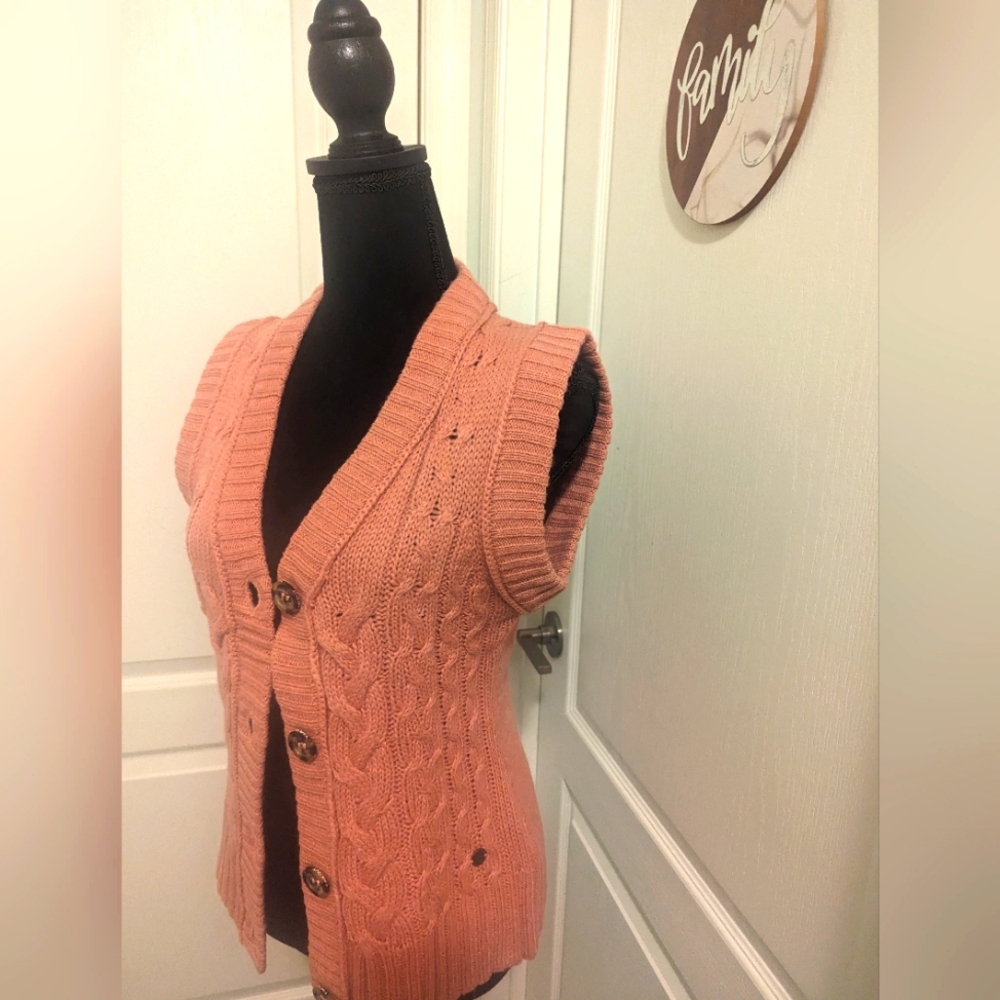 Pink Sweater Vest